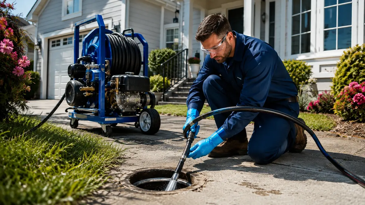 Residential Hydro Jet Drain Cleaning in Cathedral City